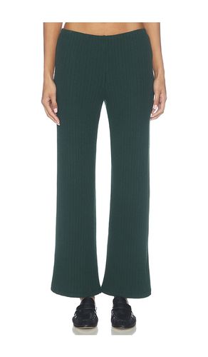 The Sweater Rib Simple Pant in Green. - size L (also in M, S, XS, XXS) - DONNI. - Modalova