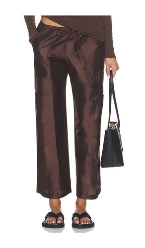 CARGOHOSE AUS TAFT MIT KORDELZUG in . Größe M. Also in S - DONNI. - Modalova