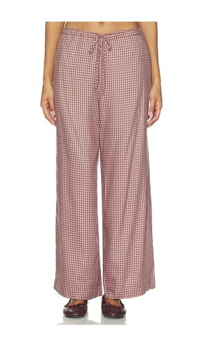 The Tencel Plaid Tie Pant in . Größe M. Also in S, XS, XXS - DONNI. - Modalova