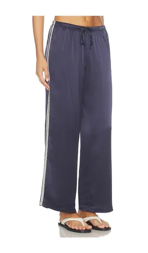 The Silk Lace Stripe Crop Pant in . Size L. Also in M, S, XS - DONNI. - Modalova
