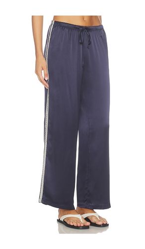 The Silk Lace Stripe Crop Pant in . Taglia L. Also in M, S, XS - DONNI. - Modalova