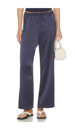 The Silk Lace Stripe Crop Pant in . Size L. Also in M, S, XS - DONNI. - Modalova