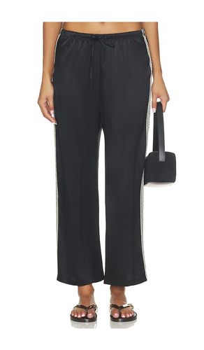 The Silk Lace Stripe Crop Pant in . Size L. Also in M, S, XS, XXS - DONNI. - Modalova