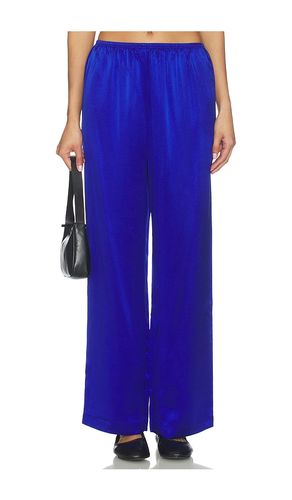 The Silk Simple Pant in Royal. - size M (also in S, XS, XXS) - DONNI. - Modalova