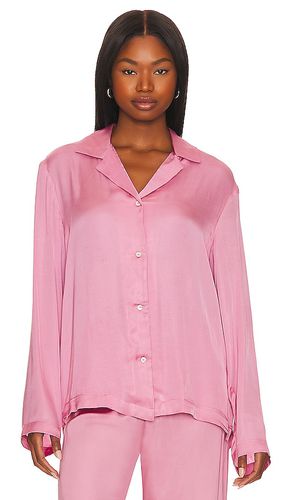 Silky Shirt in Pink. - size L (also in M, S) - DONNI. - Modalova