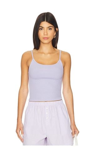 Rib Spaghetti Tank Top in Lavender. - size L (also in XL) - DONNI. - Modalova