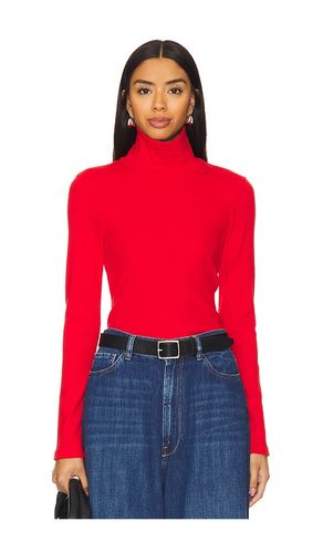 The Rib Turtleneck in Red. - size L (also in S, XS) - DONNI. - Modalova