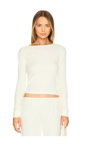 Pointelle Long Sleeve in Cream. - size L (also in S, XL, XS) - DONNI. - Modalova