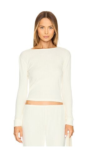 Pointelle Long Sleeve in Cream. - size L (also in XL, XS) - DONNI. - Modalova