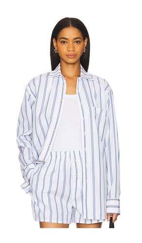 The Poplin Shirt in Blue. - size M (also in S, XS) - DONNI. - Modalova