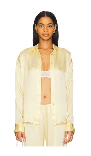 The Silk Shirt in Lemon. - size M (also in S) - DONNI. - Modalova