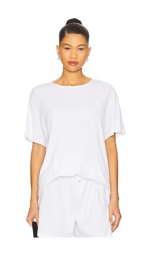 Pointelle Oversized Tee in White. - size S (also in XS) - DONNI. - Modalova