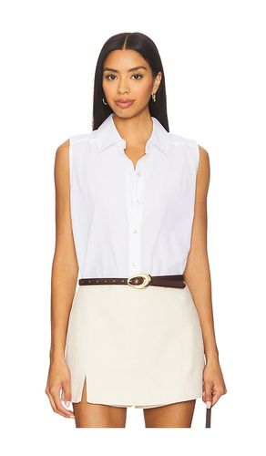 Sandwash Sleeveless Shirt in White. - size M (also in S) - DONNI. - Modalova