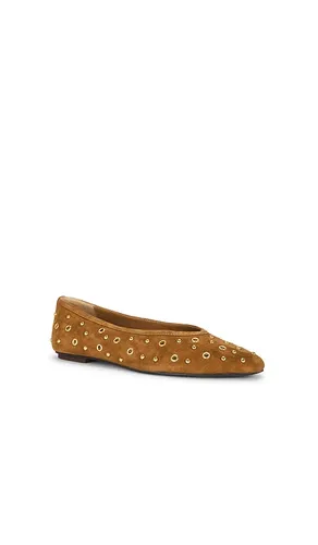 Caret Stud Ballet in Brown. - size 10 (also in 6, 6.5, 7, 7.5, 8, 8.5, 9, 9.5) - Dolce Vita - Modalova