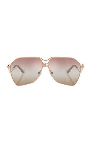 Geometric Sunglasses in Pink - Dolce & Gabbana - Modalova