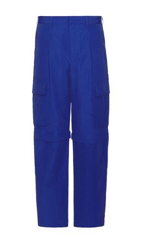 Cargo Zip Pant in Blue. - size M (also in L, XL/1X) - DOUBLE RAINBOUU - Modalova