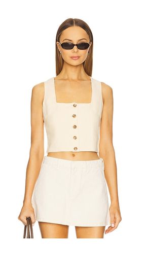 Lizzie Cropped Top in Cream. - size L (also in M, S, XS) - DL1961 - Modalova