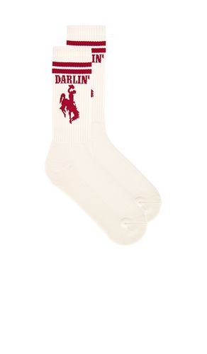 Darlin Roundup Sock in White - Darlin - Modalova