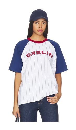 Old Skool Raglan Tee in White. - size L (also in M, S, XL, XS) - Darlin - Modalova