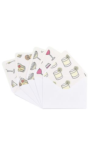 Happy Hour Notecard Set in White - Dear Annabelle - Modalova