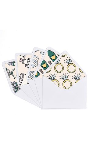 Tarjetas de nota marry me notecards en color blanco talla all - Dear Annabelle - Modalova