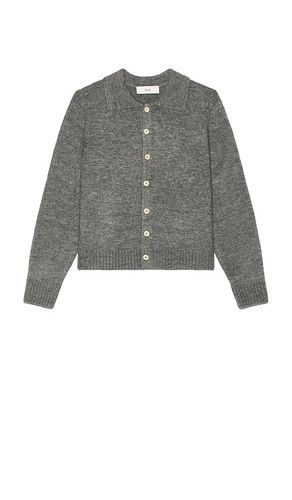 Open Collar Knit Cardigan in Grey. - size L (also in M, S, XL/1X) - Dunst - Modalova