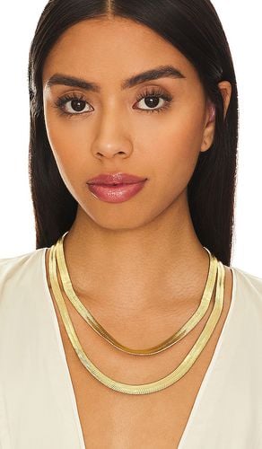 Lisa Necklace in Metallic Gold - Demarson - Modalova