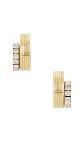 Mercer Earrings in Metallic Gold - Demarson - Modalova