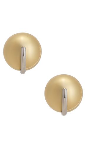 Jane oversized stud earrings in color metallic size all - Demarson - Modalova