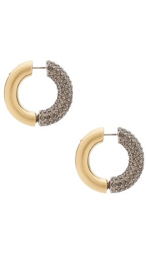Pendientes de aro monroe en color oro metálico talla all - Demarson - Modalova