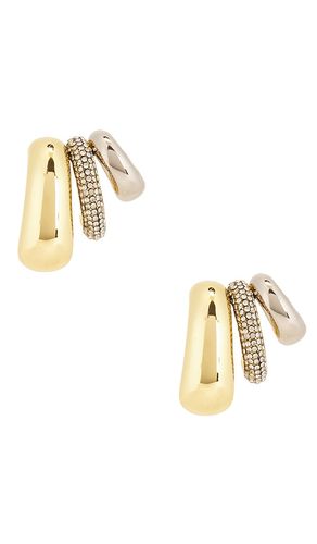 Pendiente alexa en color oro metálico talla all - Demarson - Modalova