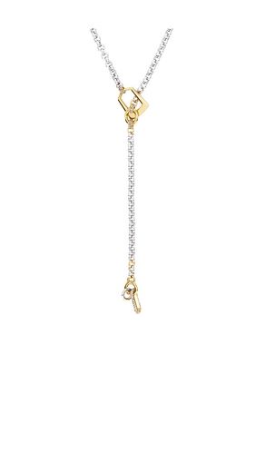 Juno necklace in color metallic silver size all - Demarson - Modalova