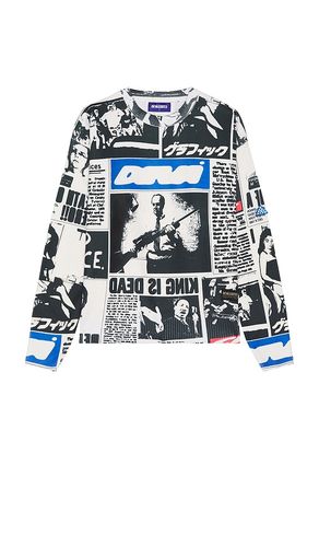 Clipping Knitted Crewneck Sweatshirt in Black, White. - size L (also in M, XL/1X) - Deva States - Modalova