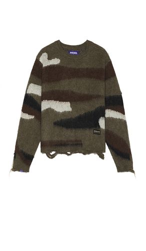 Desert Mohair Crewneck Sweater in Brown. - size L (also in M, S, XL/1X) - Deva States - Modalova