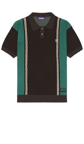 Chain Jacquard Knit Polo Shirt in . - size M (also in L, S, XL/1X) - Deva States - Modalova