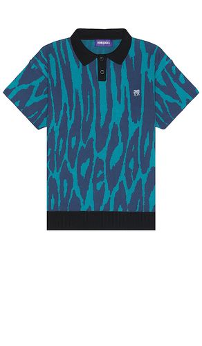 Pantera Jacquard Knit Polo Shirt in . - size M (also in S, XL/1X) - Deva States - Modalova