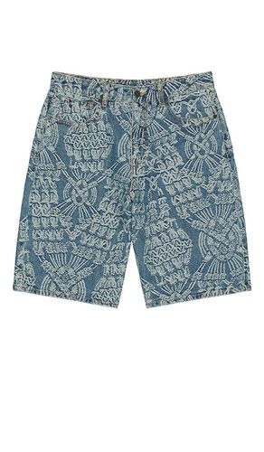 Macrame Denim Shorts in Blue. - size L (also in M, S, XL/1X) - Daily Paper - Modalova