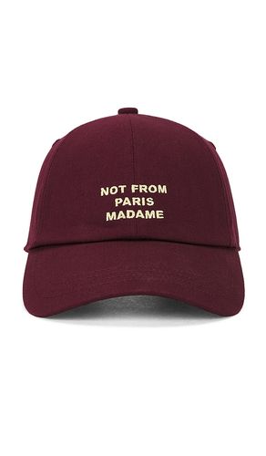 La gorra slogan en color burgundy talla all - Drôle De Monsieur - Modalova