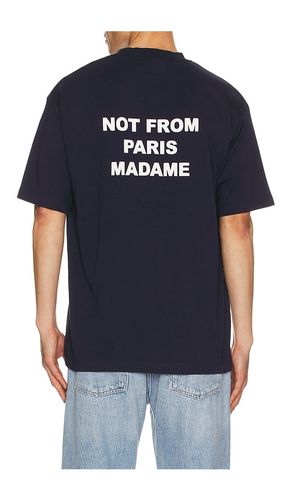 Bold Slogan T-Shirt in Blue. - size L (also in M, S, XL/1X, XXL/2X) - DrÃ´le De Monsieur - Modalova
