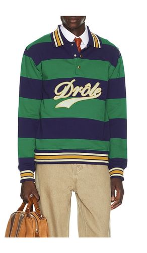 Drole Embroidered Stripes Polo in . - size L (also in M, S, XL/1X) - DrÃ´le De Monsieur - Modalova