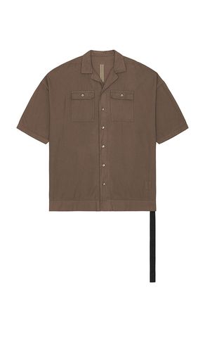 Camisa magnum en color marrón talla L en - Brown. Talla L (también en M, S) - DRKSHDW by Rick Owens - Modalova