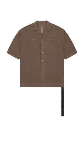 Camisa magnum en color marrón talla L en - Brown. Talla L (también en M, S, XL/1X) - DRKSHDW by Rick Owens - Modalova