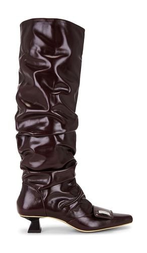 Gathered Boot in Burgundy. - size 36 (also in 37, 38, 39, 40, 41) - Dirt - Modalova
