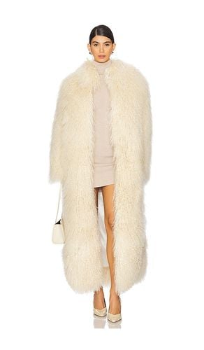 Faye Fur Coat in . - size L (also in M, S) - Ducie - Modalova