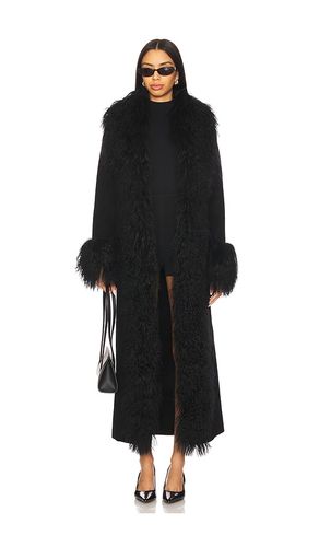 Lola Fur Trim Coat in . - size L (also in M, S, XS) - Ducie - Modalova