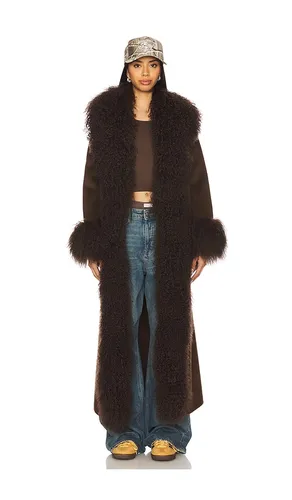 Lola Coat in Chocolate. - size M (also in XS) - Ducie - Modalova