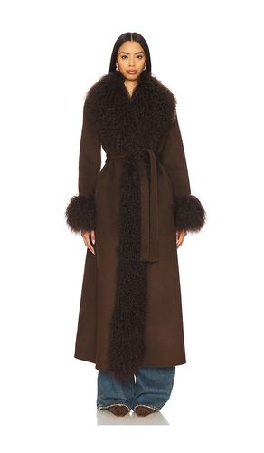 Lola Coat in Chocolate. - size XS (also in S, M, L) - Ducie - Modalova