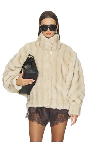 Katja Faux Fur Jacket in . - size S (also in XS, M, L) - Ducie - Modalova