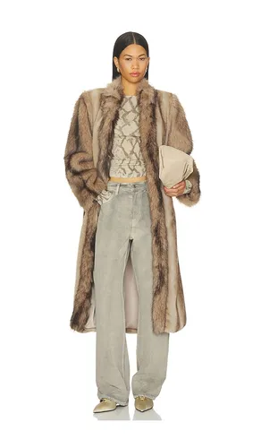 Betty Long Fur Coat in . Size S. Also in XS, M, L - Ducie - Modalova