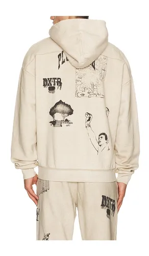 NY Sketch Hoodie in Beige. - size L (also in S) - Duke + Dexter - Modalova